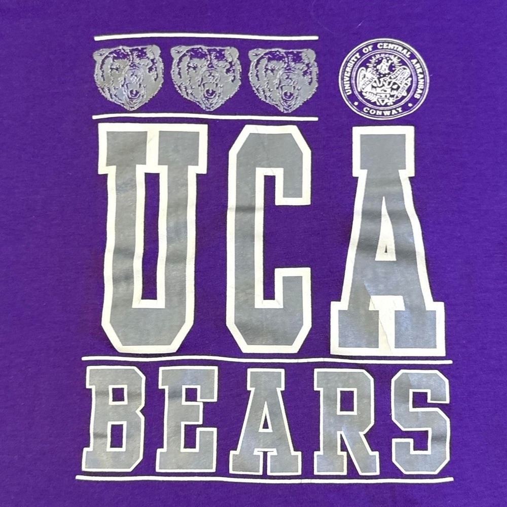 Vintage 80s UCA Bears Single Stitch Made in USA T Shirt Large - Picture 2 of 7